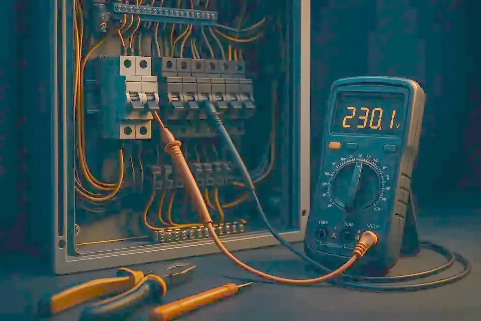 O que entra em uma inspeção elétrica completa: quadros, painéis, conexões e aterramento